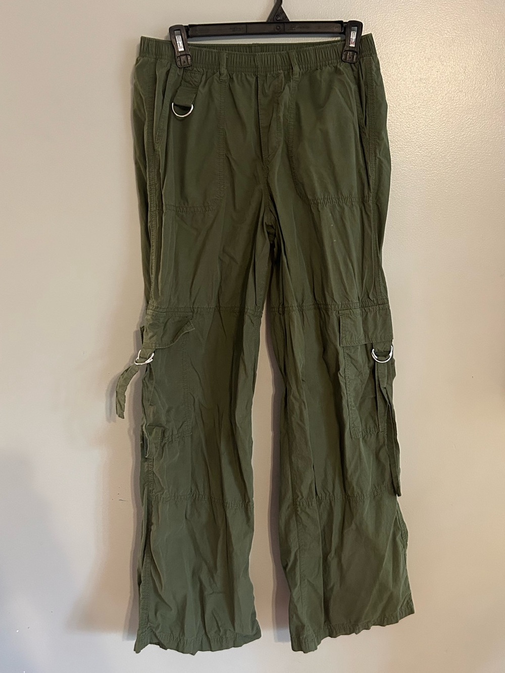 Wild Fable- Women's Size 6 Olive Green Drawstring Waist, Cargo Pants
